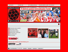 Tablet Screenshot of fussballschule-hattrick.de